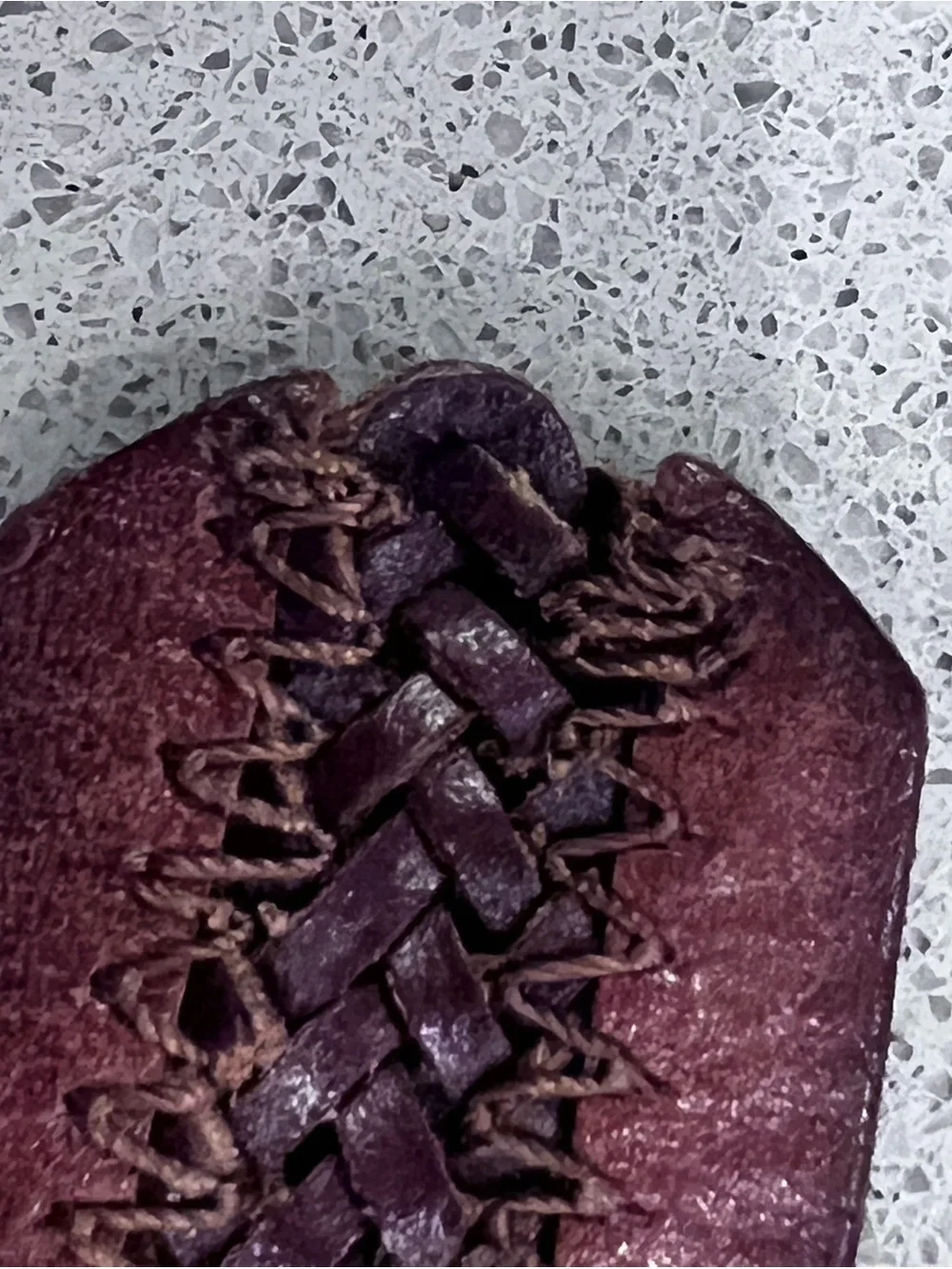 J. Crew Brown Braided Leather Double-Ring Belt Labeled XS/S  40” Long - Picture 9 of 13